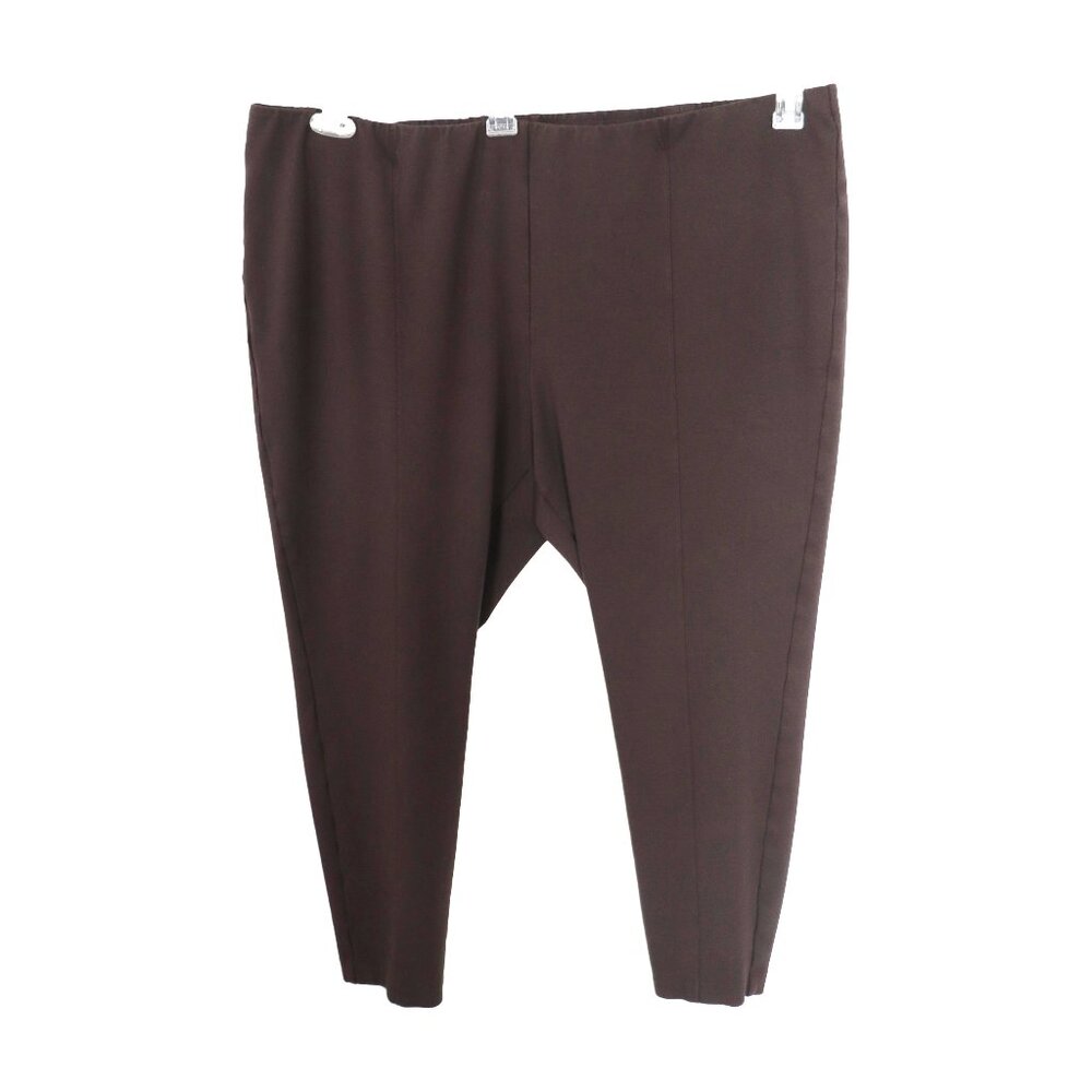 J. Jill Ponte Leggings, Dark Brown, 4X